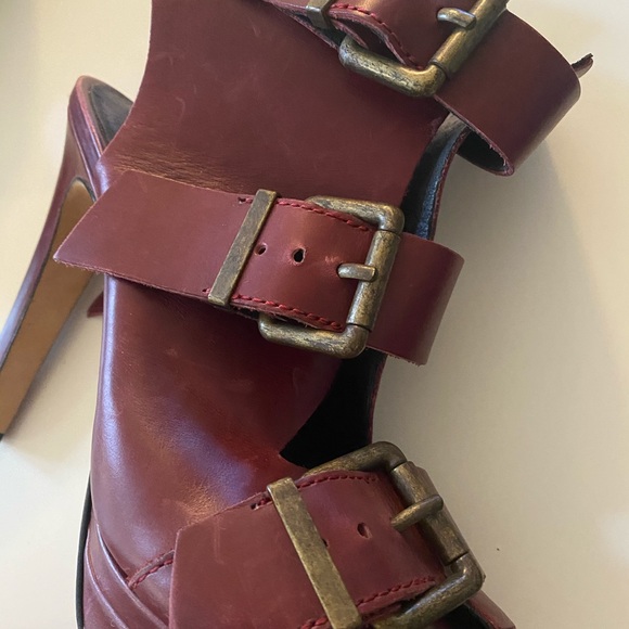 Diesel Melrose Riley Platform Heel Shoe Leather - Picture 8 of 8